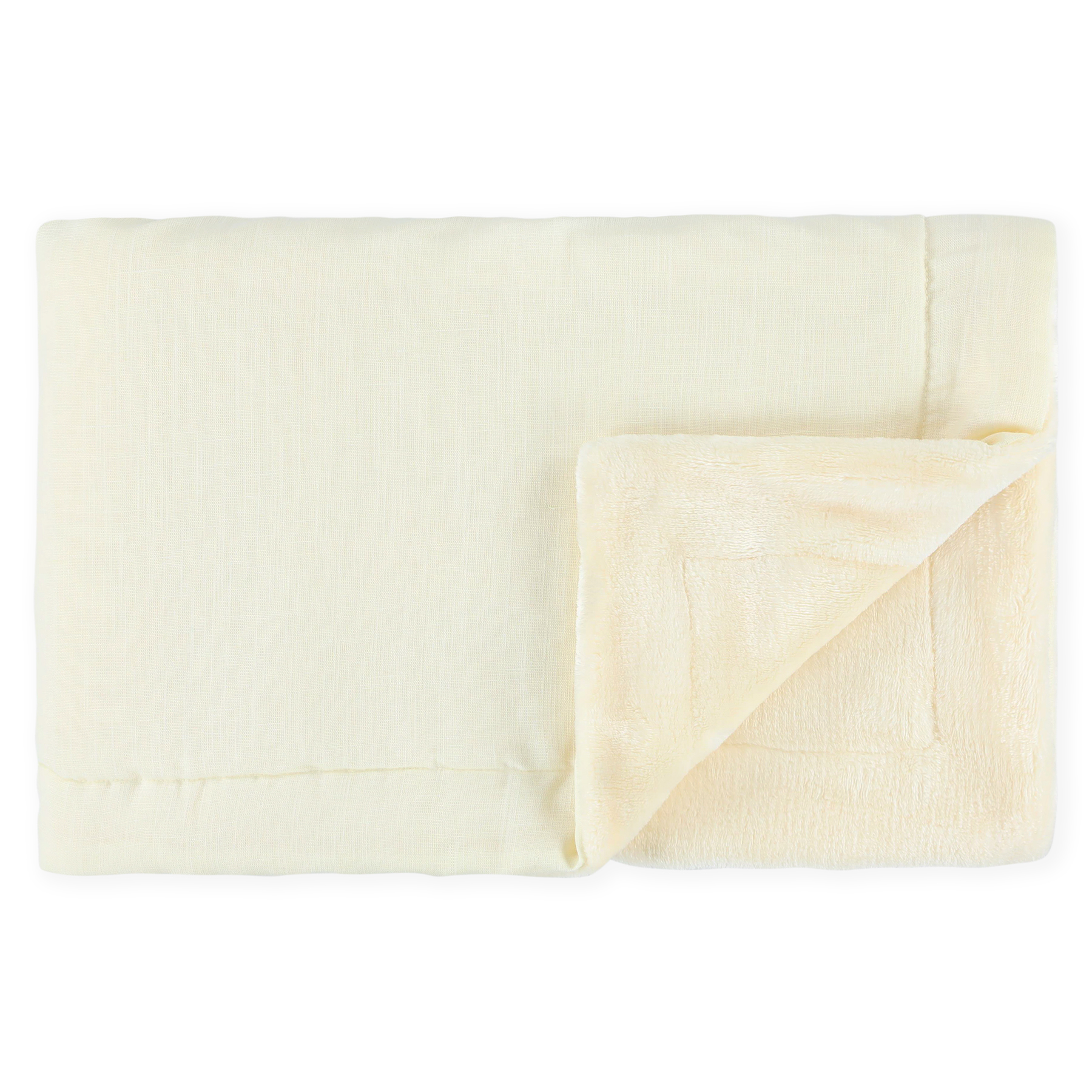 Fleece blanket | 100x150cm - Pure Ecru